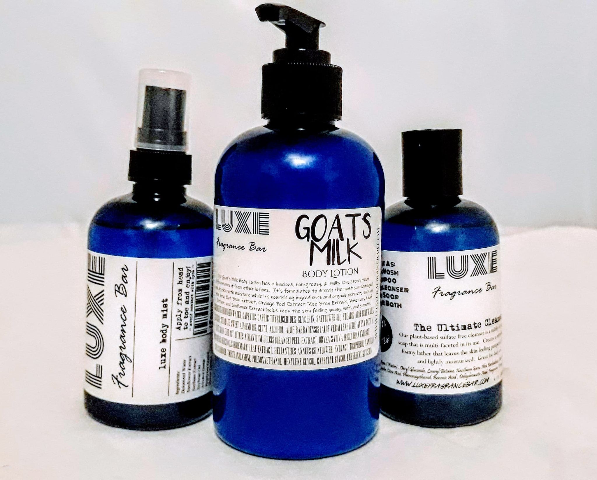 GOAT'S MILK LOTION 3pcs Gift w/ Spray – LUXE FRAGRANCE BAR